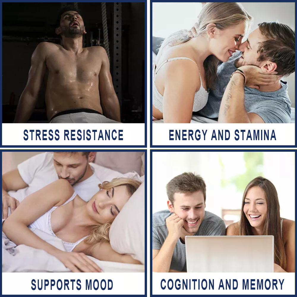 Organic Ashwagandha Gummies 300mg-60 Vegan Pills-Strong Stress Support USA