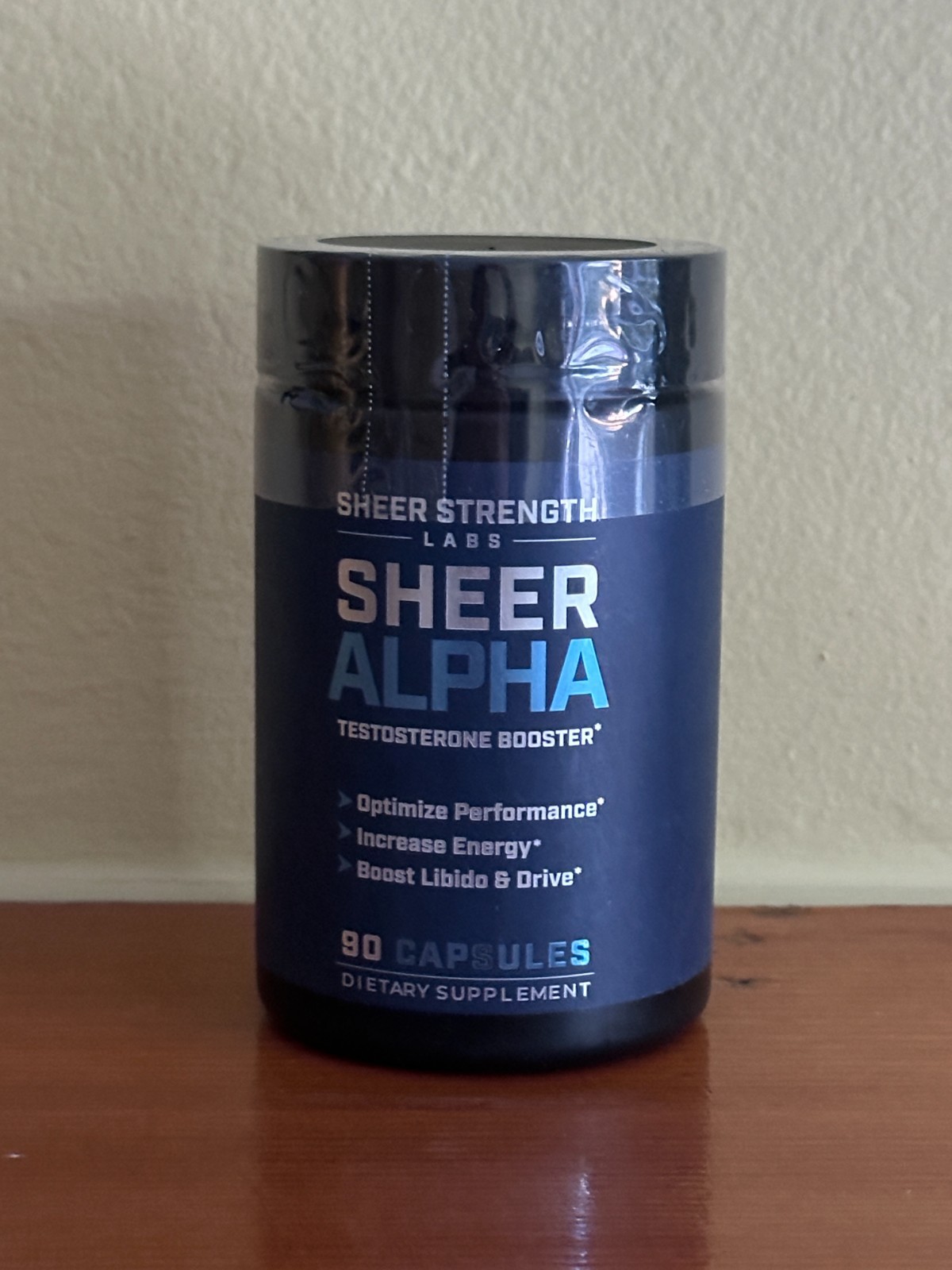 Testosterone Booster: Sheer Alpha T-Booster, 90 capsules