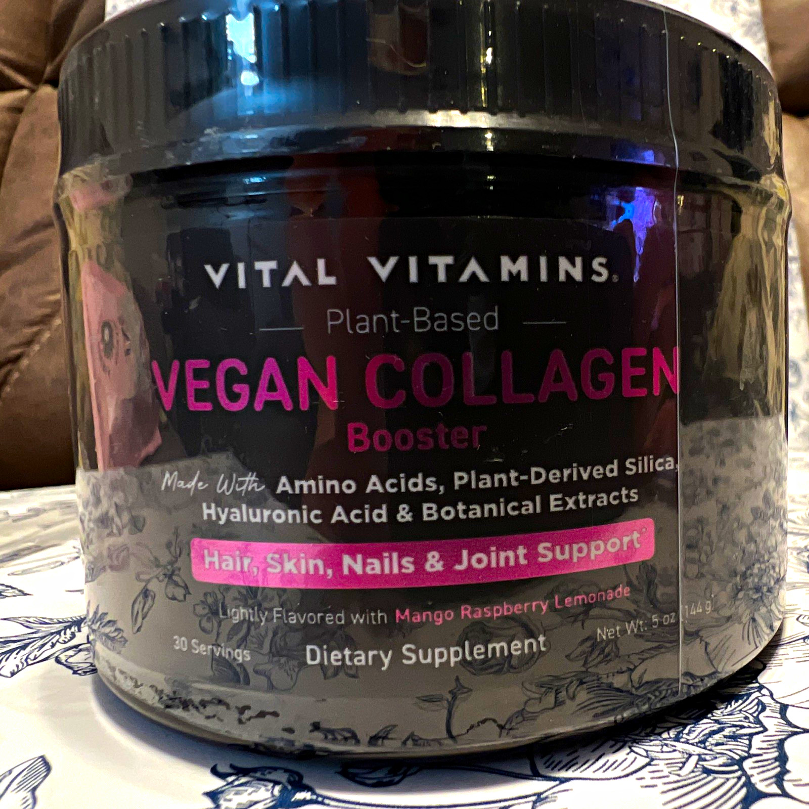Vital Vitamins Vegan Collagen Booster Powder 5 oz Exp 11/2028