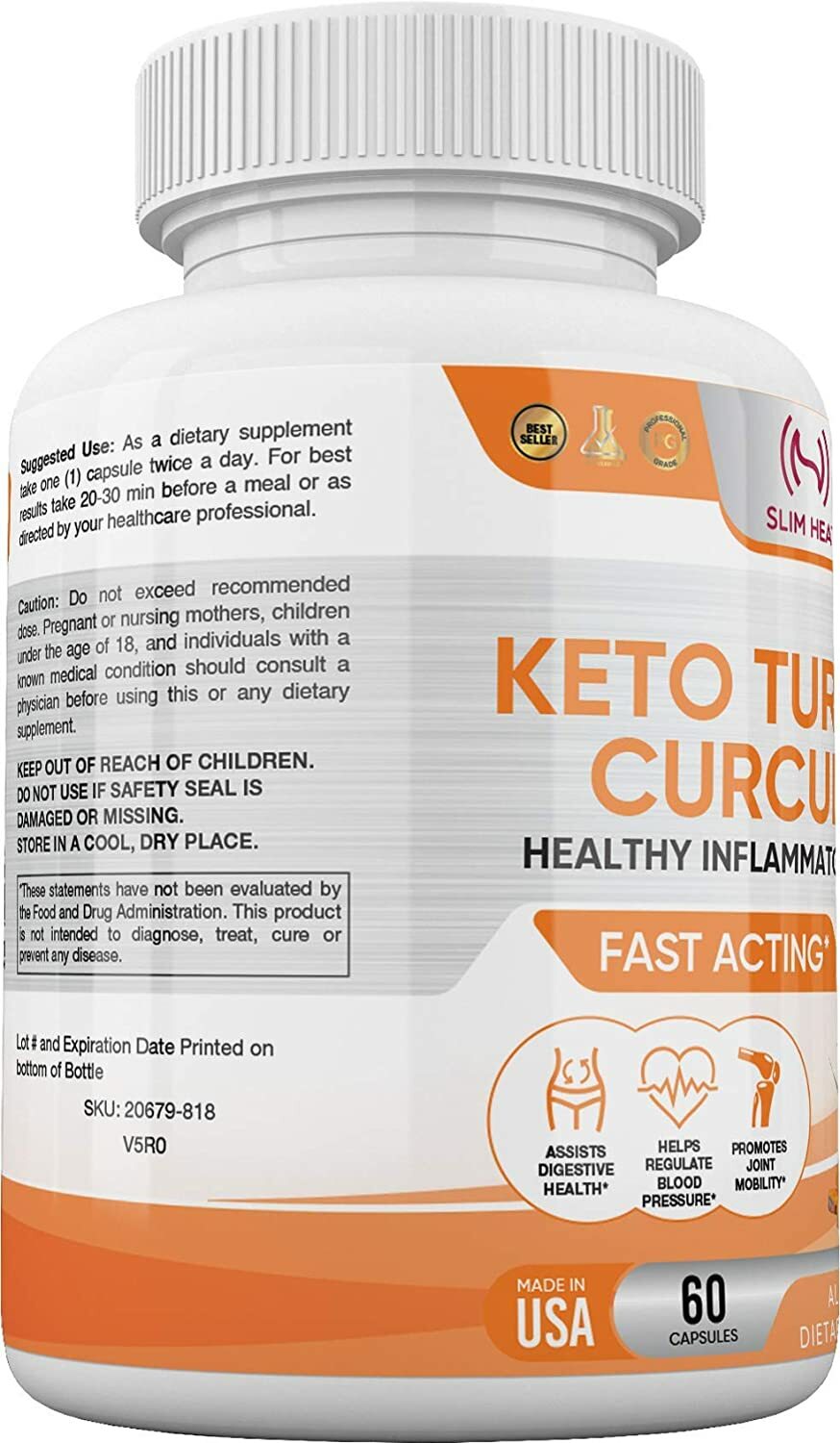 Turmeric Curcumin 95% Standardized w/ Black Paper – Joint & Inflammatory Support