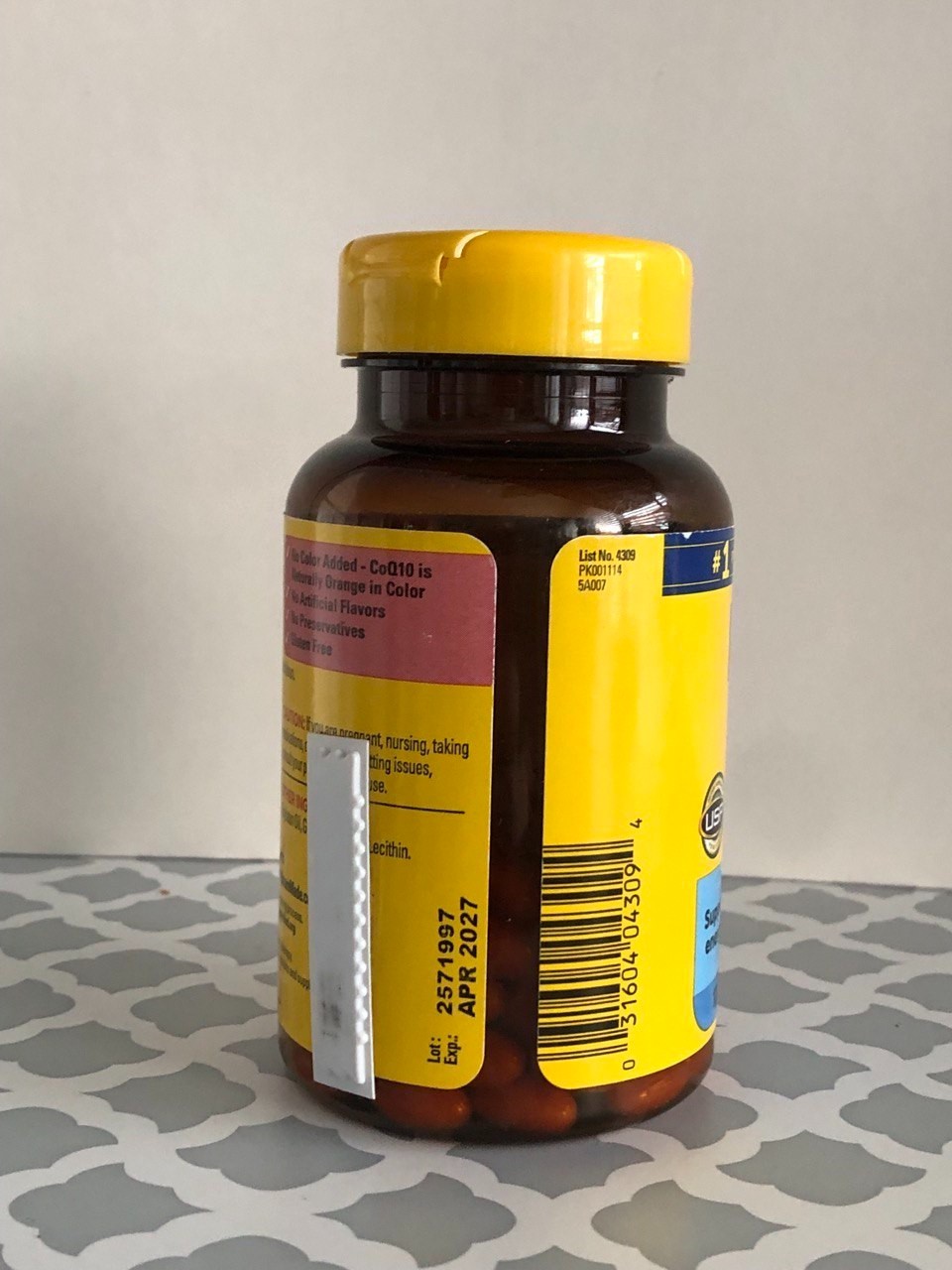 Nature Made CoQ10 Dietary Supplement – 120 Softgels Exp 04/2027