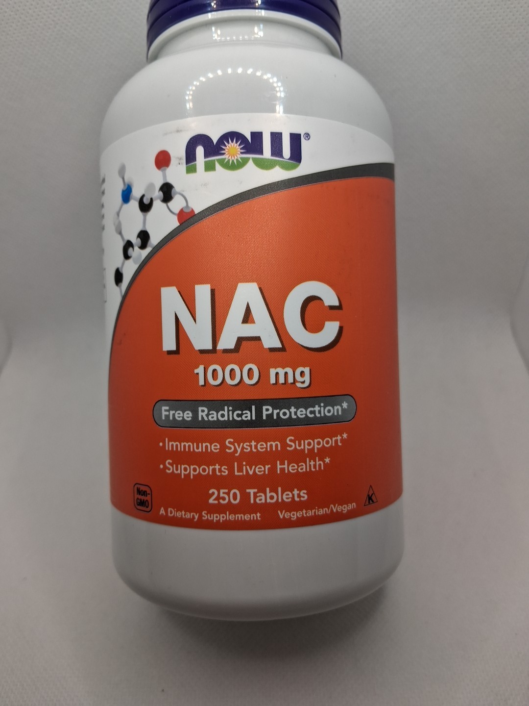 Now Nac 1000mg Immune Support Liver Health 250 Tablets Exp 4/27