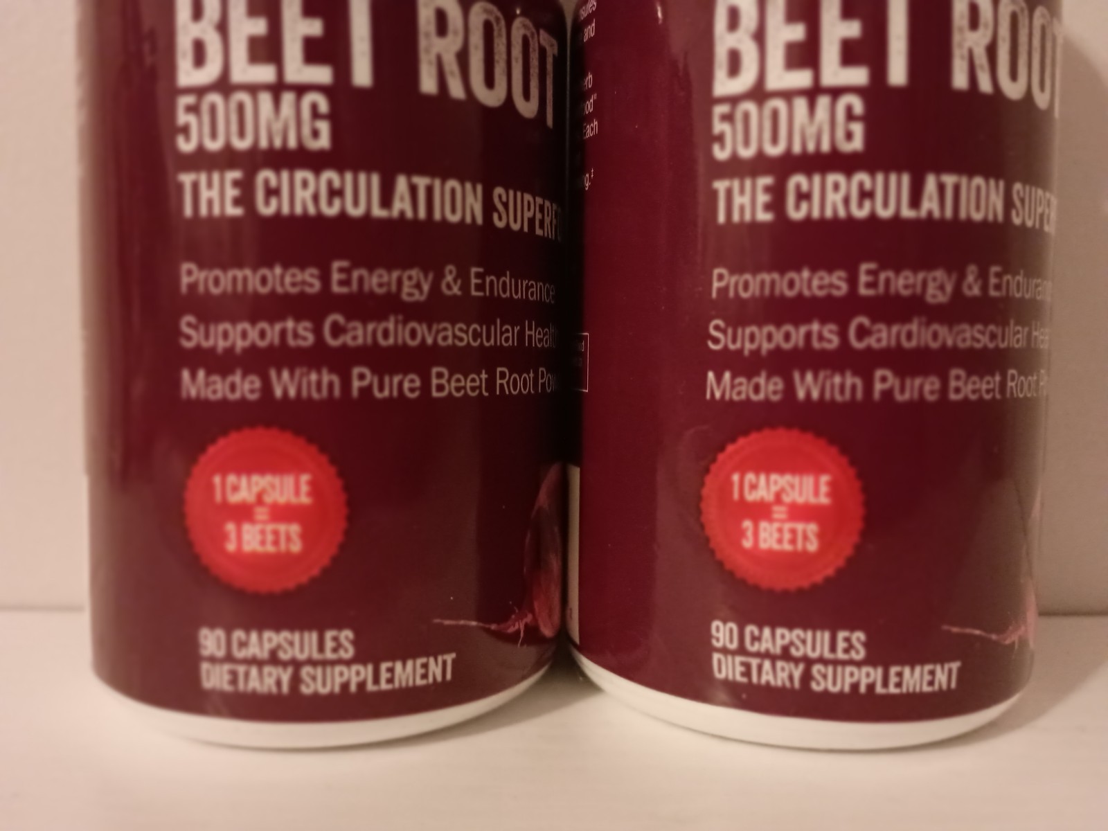 Nutritionworks® Beet Root Capsules The Circulation Superfood 90 Count (2 Pack)