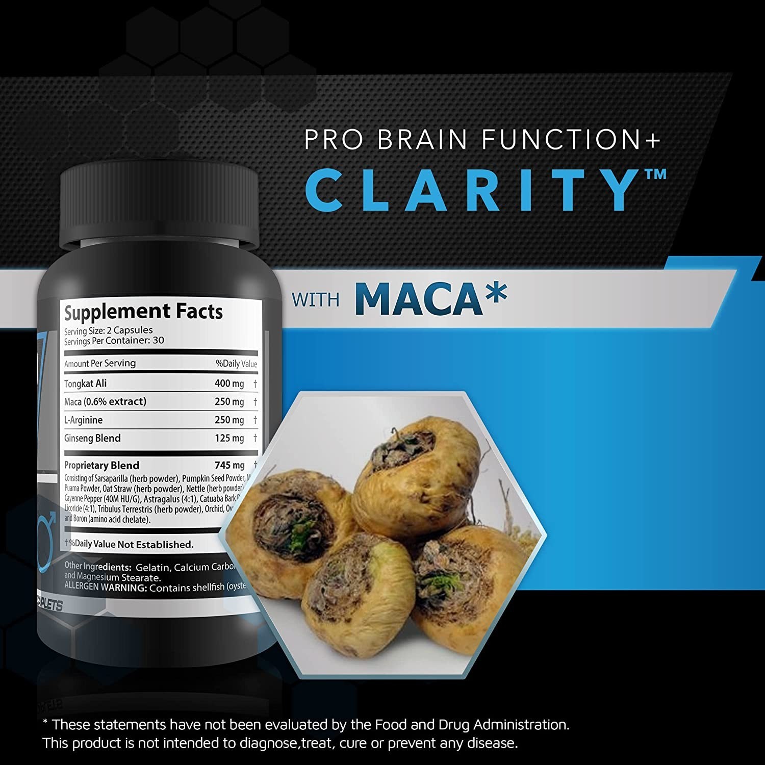 Pro Brain Function Plus Clarity – Advanced Memory Formula – Performance Herbal