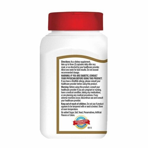 21st Century Glucosamine Relief Joint Health Capsules 500 mg 60 Count Pack of 2