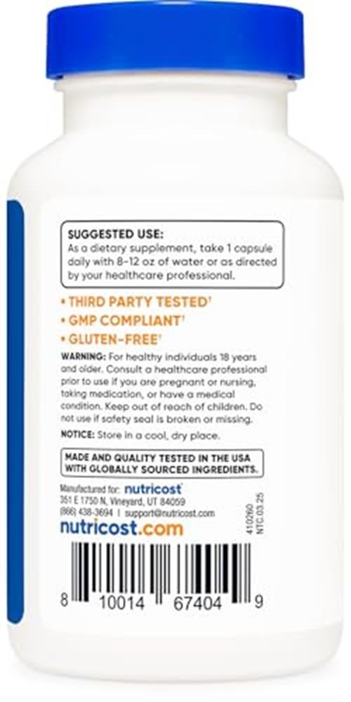 Nutricost Stinging Nettle Root Extract 7500mg Equivalent, 120 Assorted Sizes