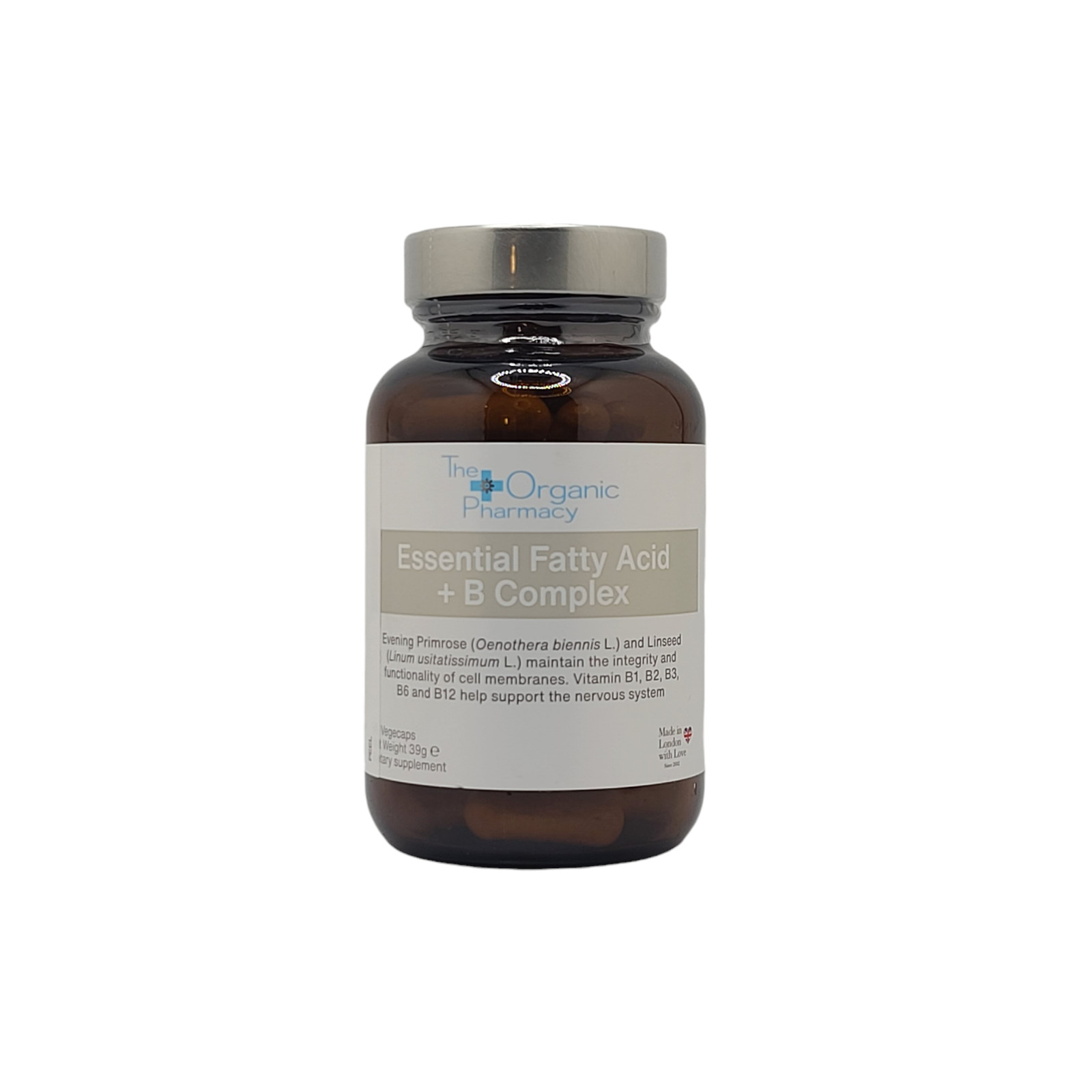 The Organic Pharmacy Essential Fatty Acid + B Complex 60 Capsules