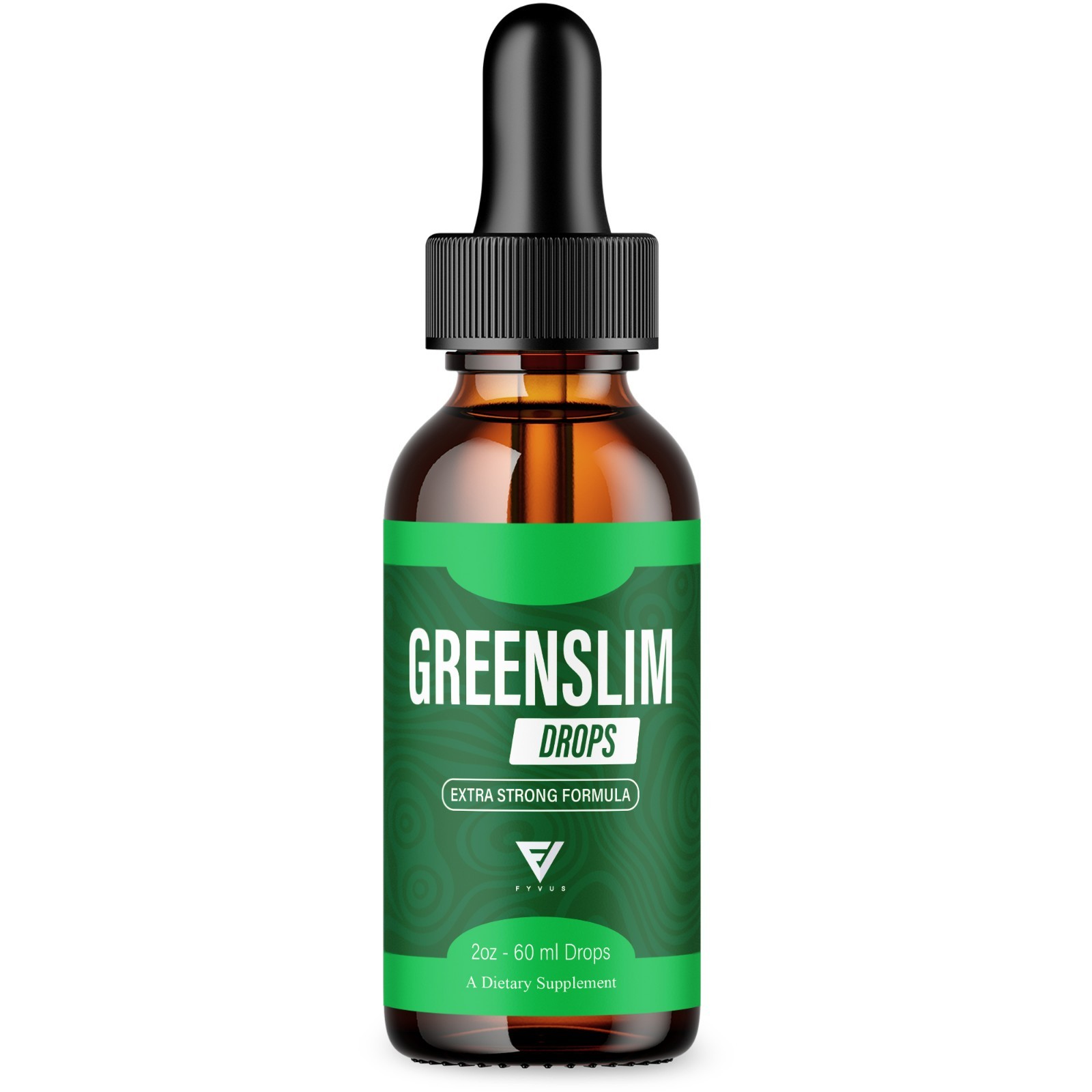 GreenSlim Weight Management Liquid Supplement, Green Slim Premium Drops (2oz)