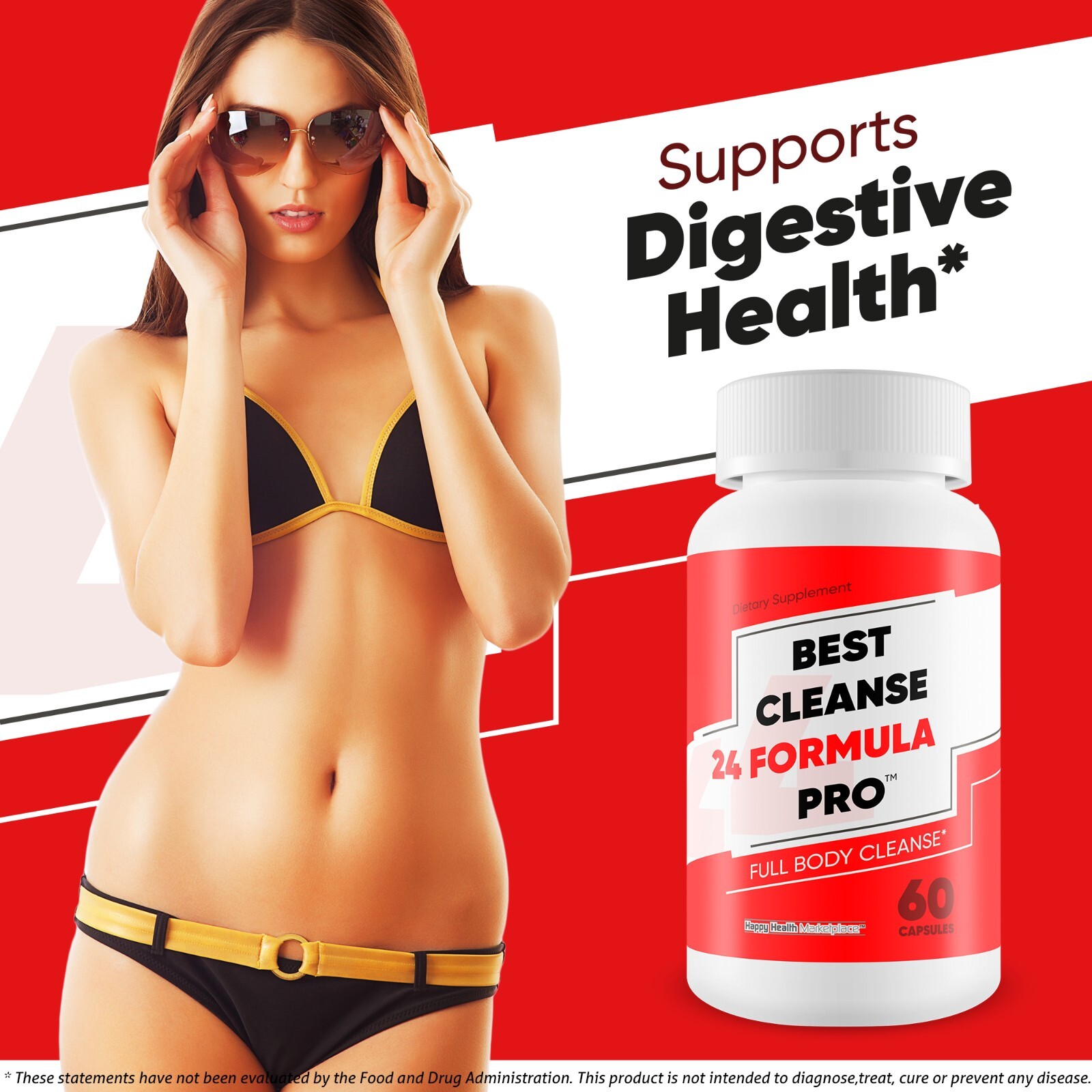 Best Cleanse 24 Formula Pro – Improved Formula Full Body Cleanse – Colon Cleanse
