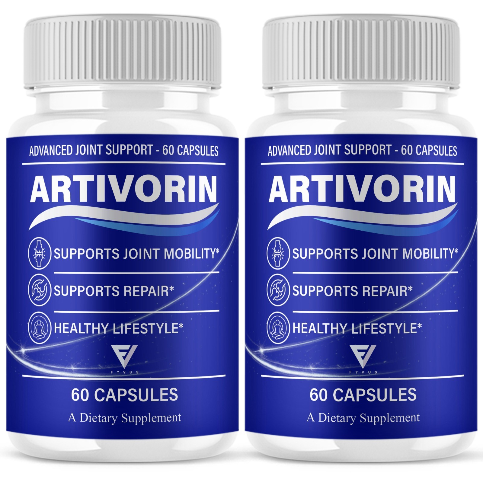 (2 Pack) Artivorin Advanced Joint Support, Artivorin Pills (120 Capsules)