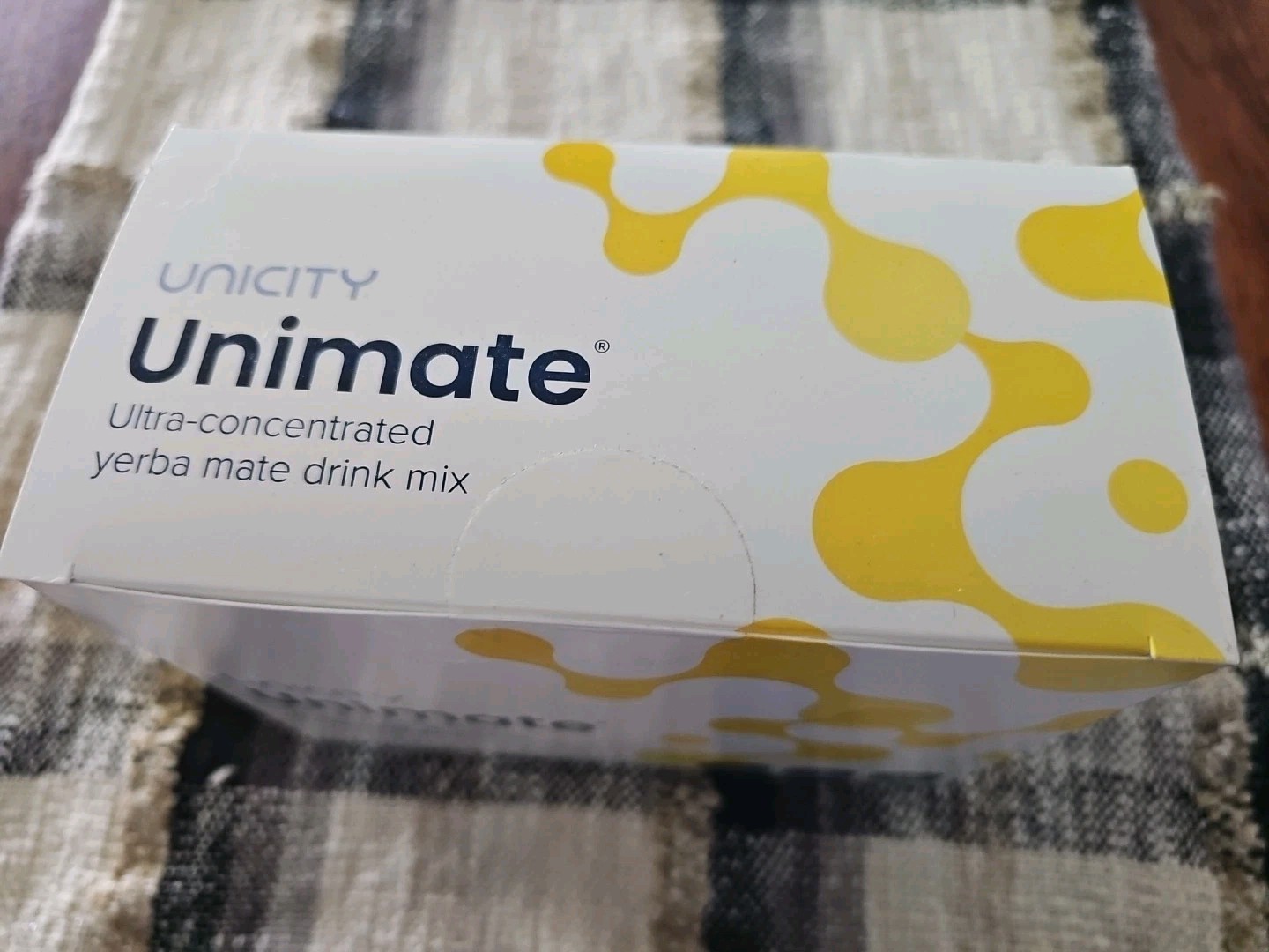 Unicity Unimate Natural Lemon Yerba Mate Drink Mix Ultra Concentrated, 30 Pack