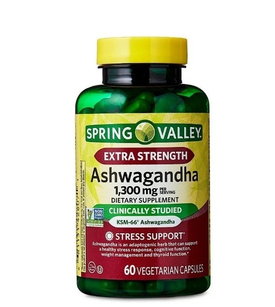 Ashwagandha Dietary Supplement./Extra Extrenght/300 Mg Per Serving. 60 Veg Caps