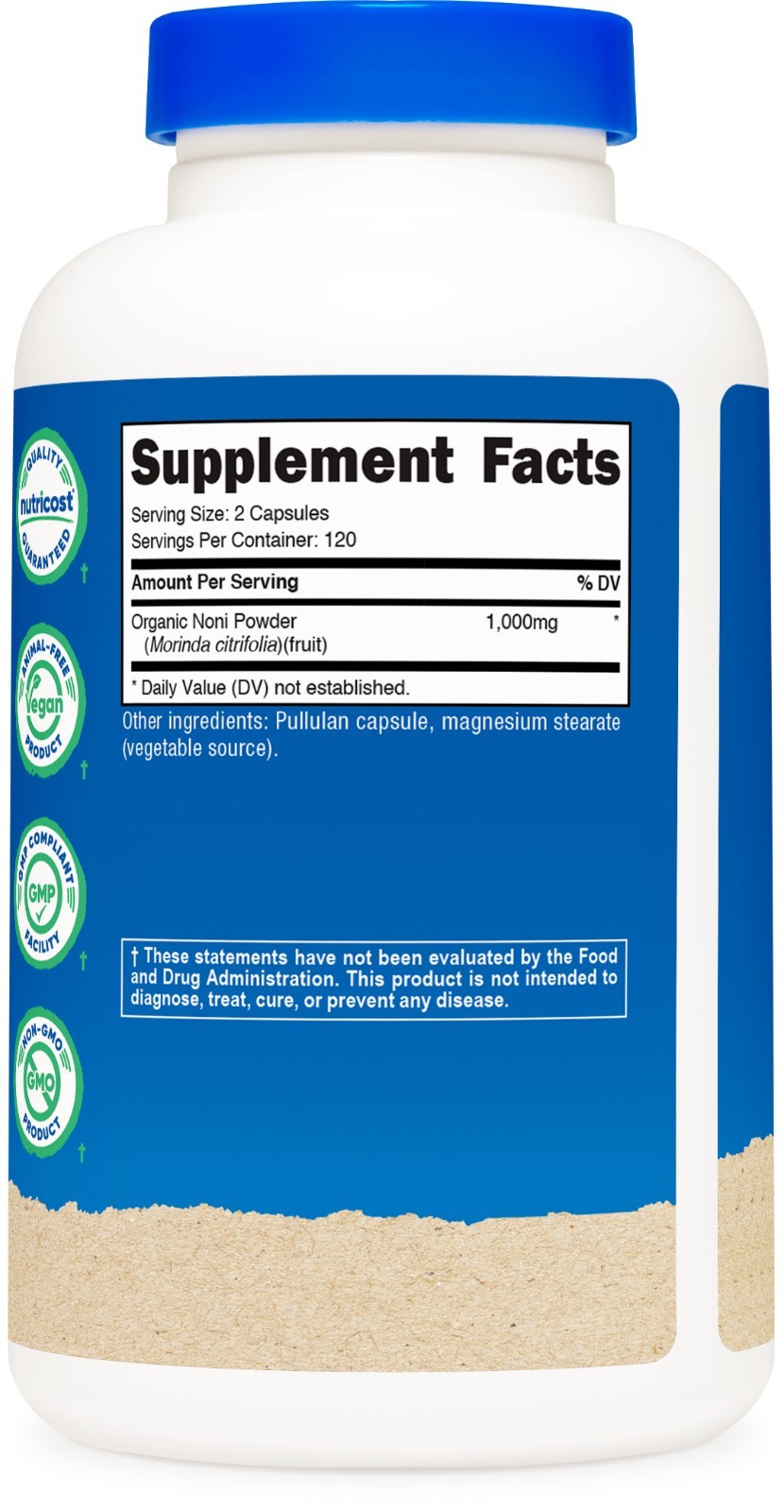 Nutricost Noni Capsules 500mg, 240 Capsules – Made with Organic Noni