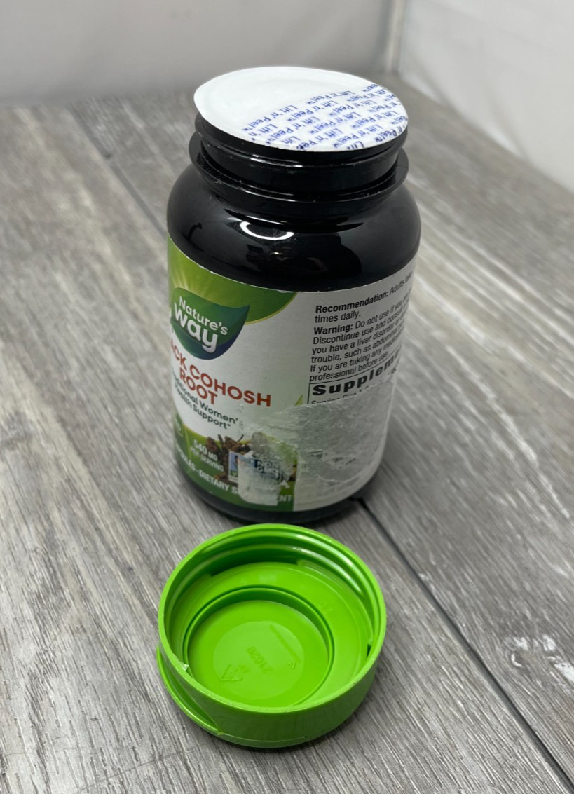 Nature’s Way Black Cohosh Root 540mg 100 Capsules Exp 3/29