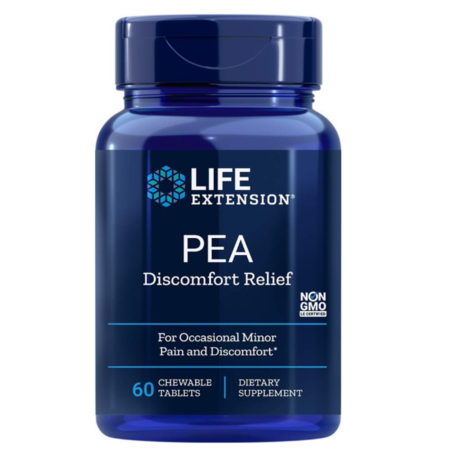 Life Extension PEA Discomfort Relief, 60 Chewable Tablets