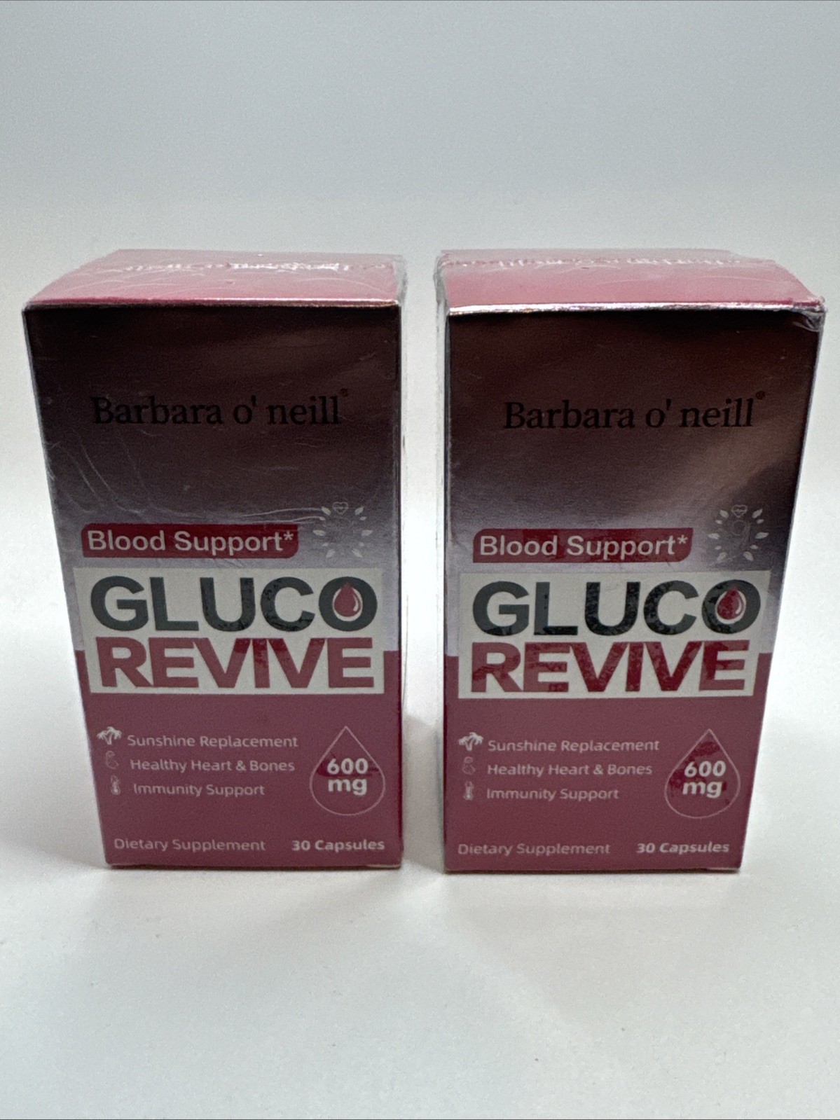 2x- Gluco Revive Blood Support GlucoRevive Glycogen Support 30 caps (60) Exp 527