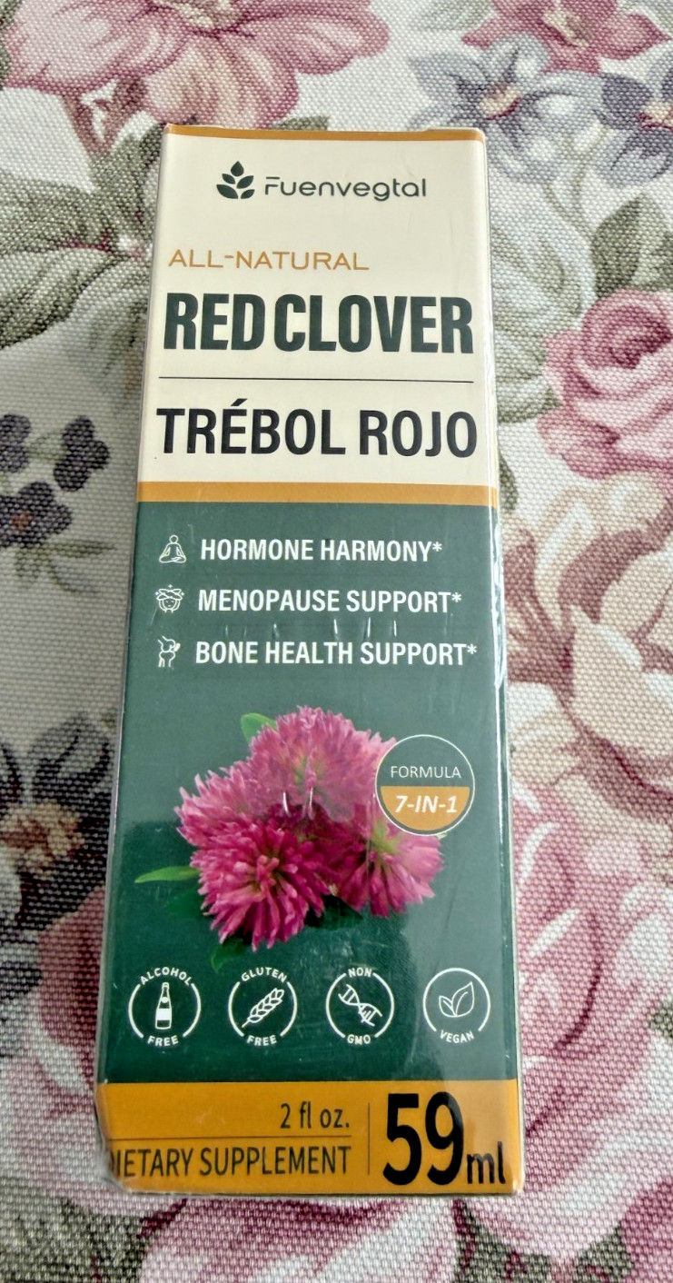 Fuenvegtal Herbal Formula, Red Clover Extract for Hormone Harmony, Menopause
