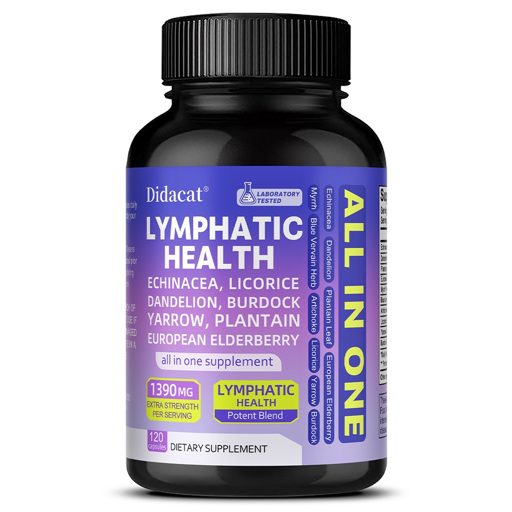 Dietary supplement for lymphatic health for unisex-Support of lymphatic system