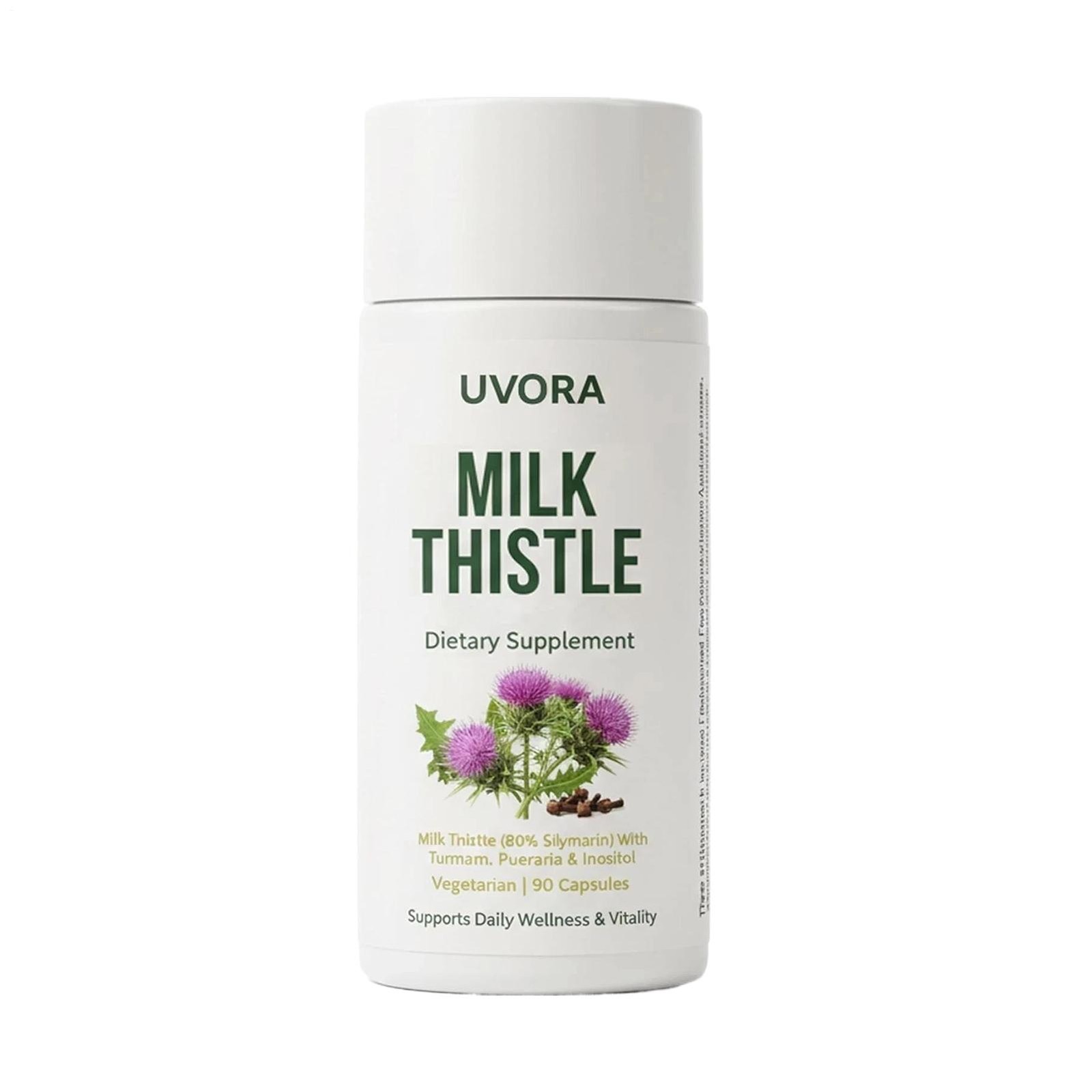 Milk Thistle 300mg Liver Detox & Support, Antioxidant Support, 90 Capsule