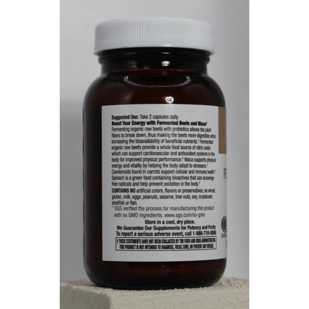 NEW PRSPR Wellness Fermented Beet with Maca 60 Vegan Capsules Non-GMO