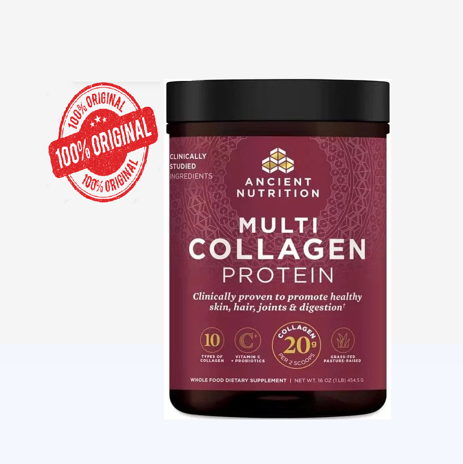 Ancient Nutrition Multi Collagen Protein 16 oz Powder Free Delivery