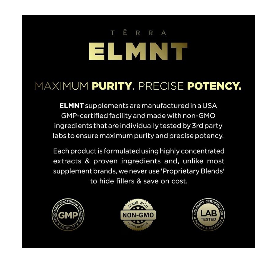 TERRA ELMNT Multi Collagen Burn Liquid Peach Ring 15.21 oz Hair Skin Weight