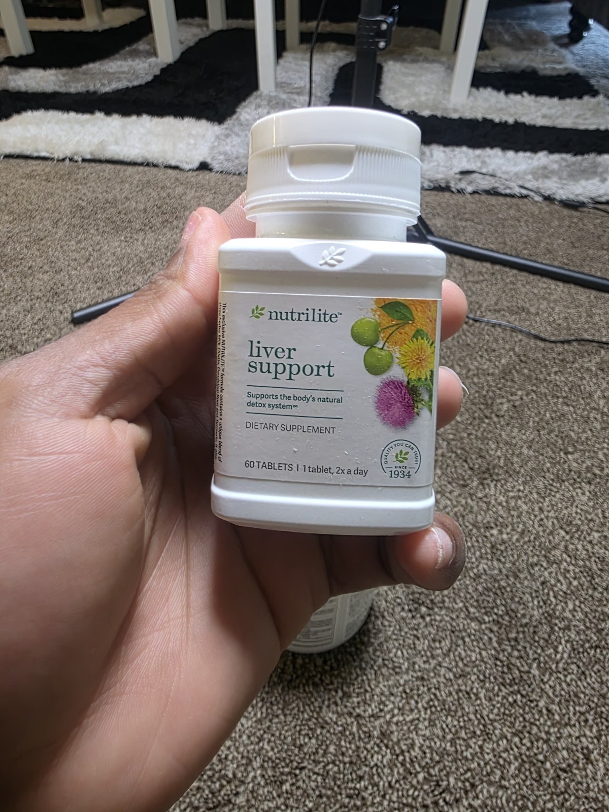 Nutrilite Liver Support Tablets 60ct Liver Health Supplement Milk Thistle