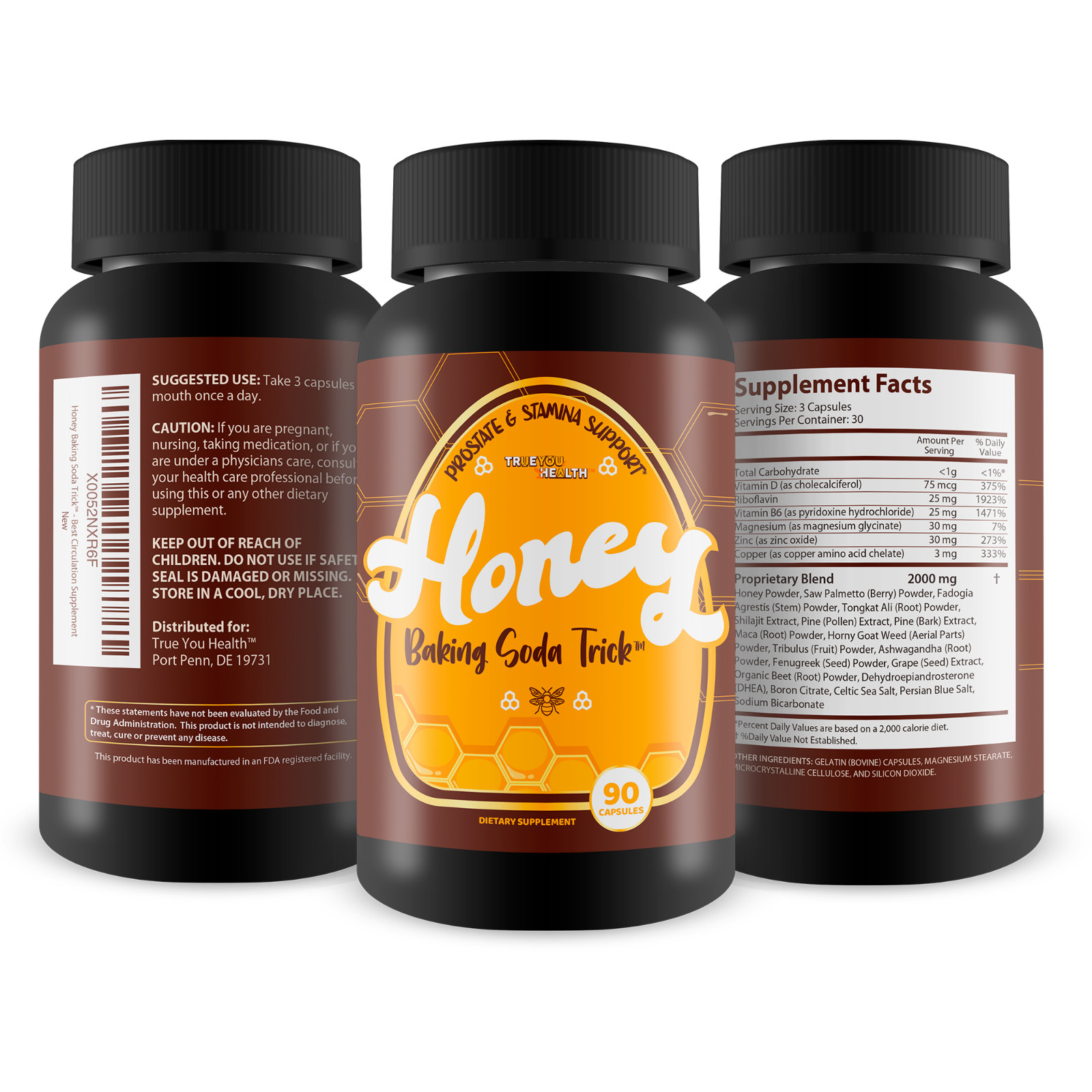Honey Baking Soda Trick for Men – Our Best Natural Prostate Supplements for Men