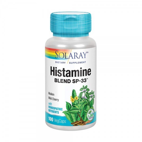 Solaray Histamine Blend SP-33 | Herbal Blend w/Cell Salt Nutrients