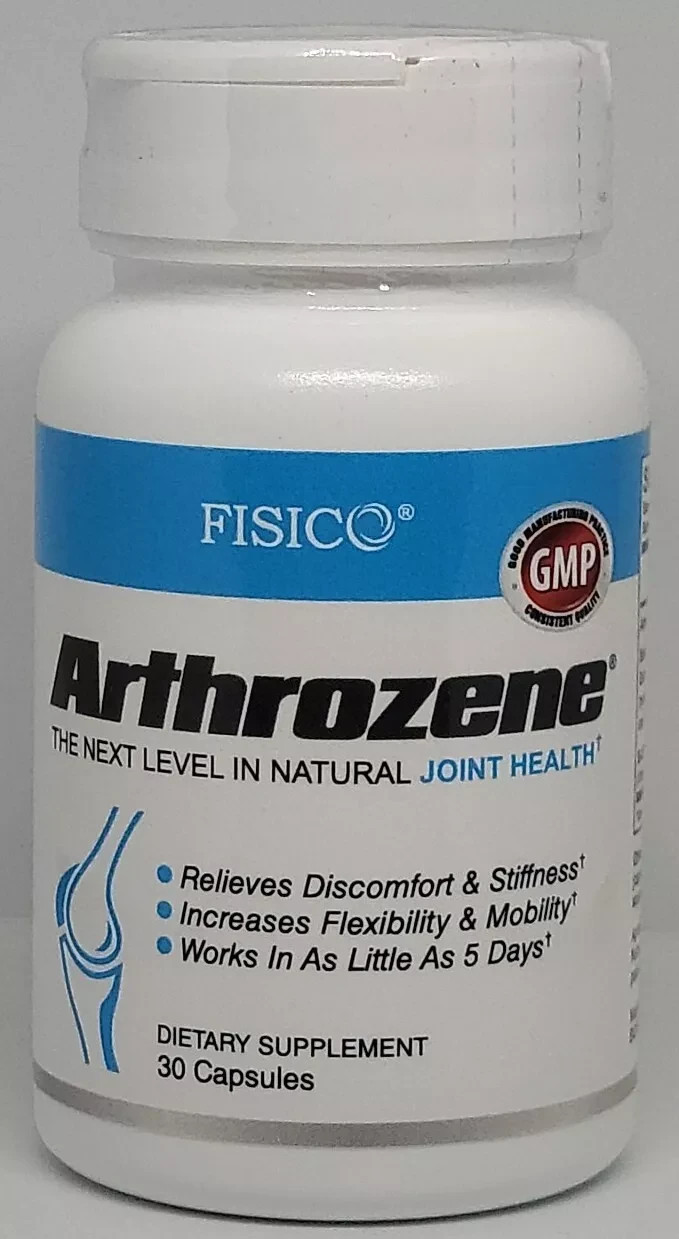 (3) Fisico Arthrozene Natural Joint Health Supplement 30 Caps Authentic Exp12/27