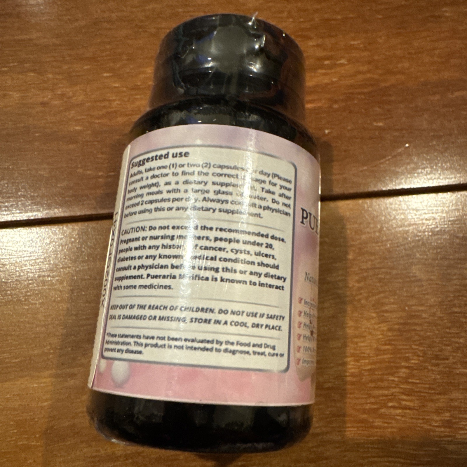 Herbal -Avray Pueraria Mirifica natural breast enlargement 90 capsules New Seale