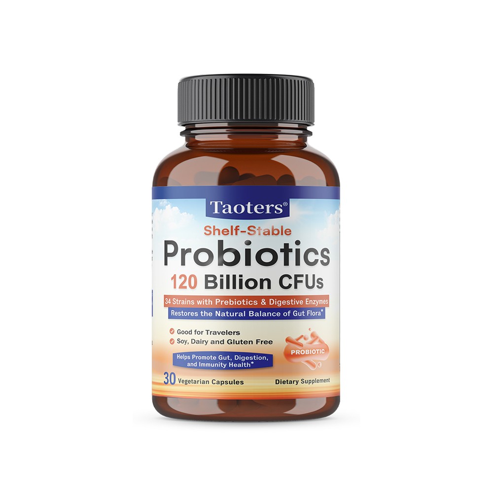 Probiotics Capsules 120 Billion CFUs 34 Strains Improve Immune Digestive Health