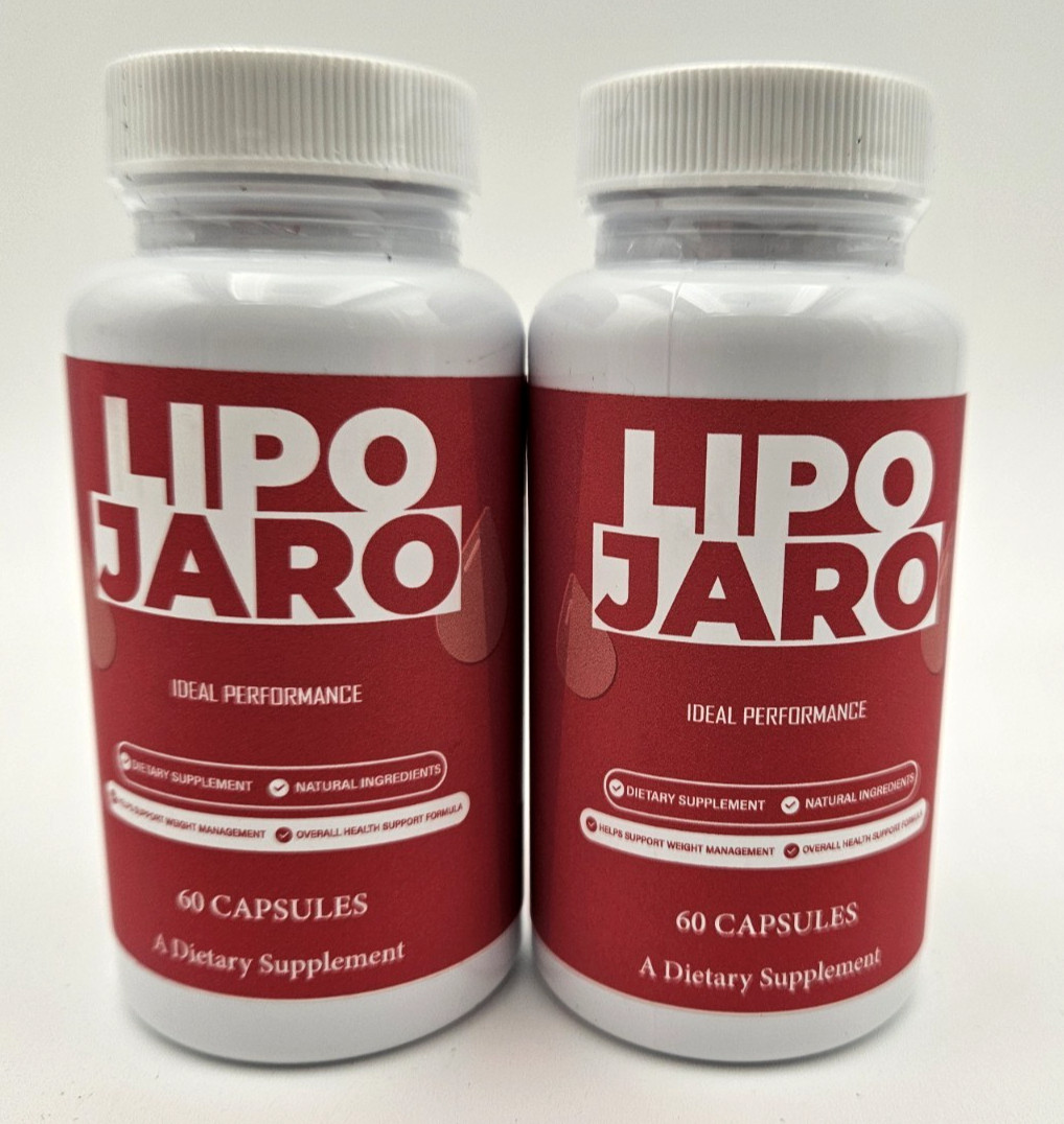 Lipo Jaro Weight Support Dietary Supplement 120 Capsules Genuine LipoJaro Exp 28
