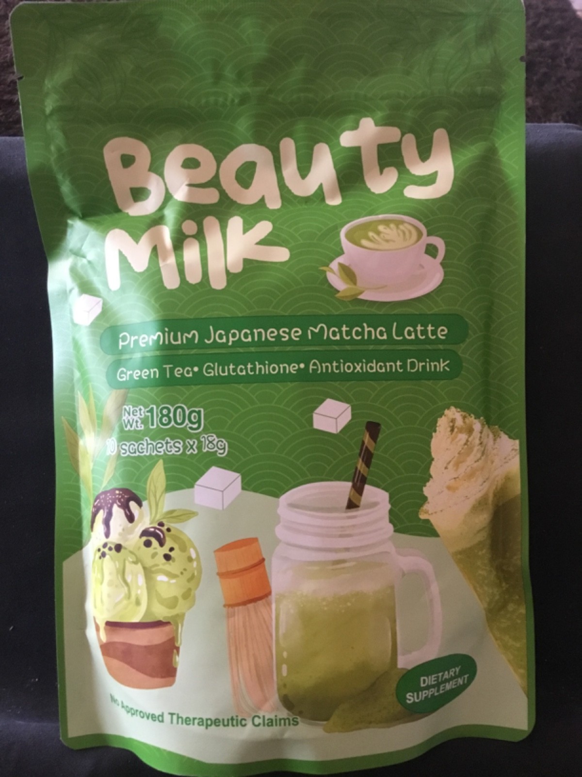 Beauty Milk~Premium Japanese Matcha Latte, Antioxidant Drink ~Antioxidant drink