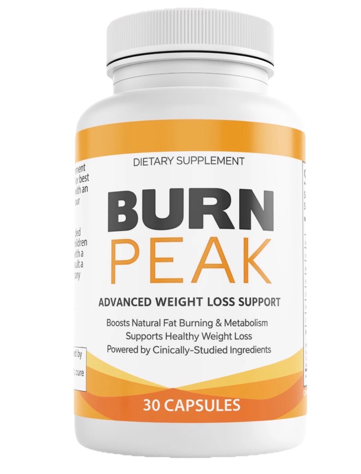 Burn Peak Weight Management | Metabolism & Energy Support Formula 30 Capsules