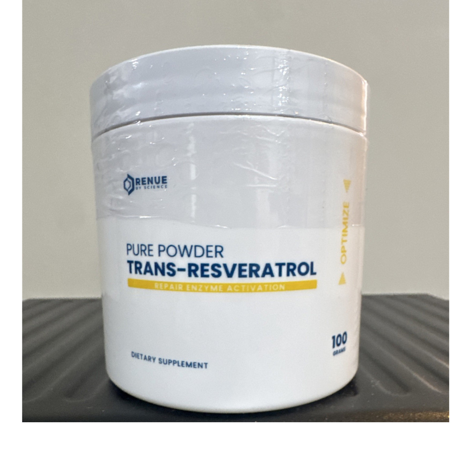Renue By Science Trans-Resveratrol Powder 100g 500mg Gluten-Free Non-GMO Vegan