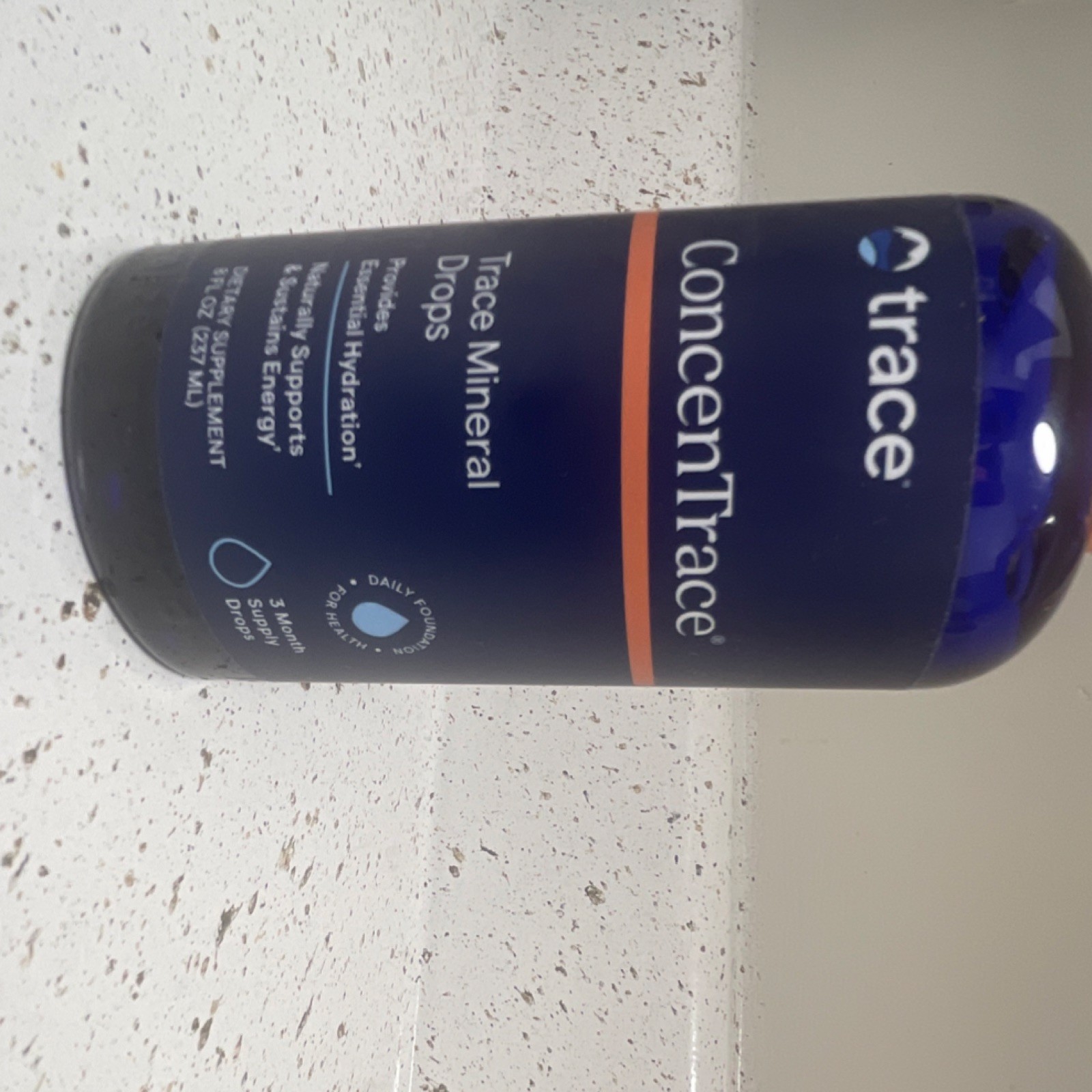 Trace Minerals ConcenTrace Trace Mineral Drops 8 fl oz Hydration Energy Support