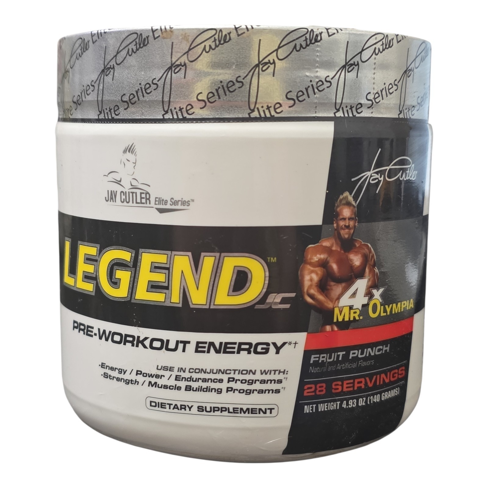 Jay Cutle Elite Series Legend Pre-workout Fruit Punch 28 Servings