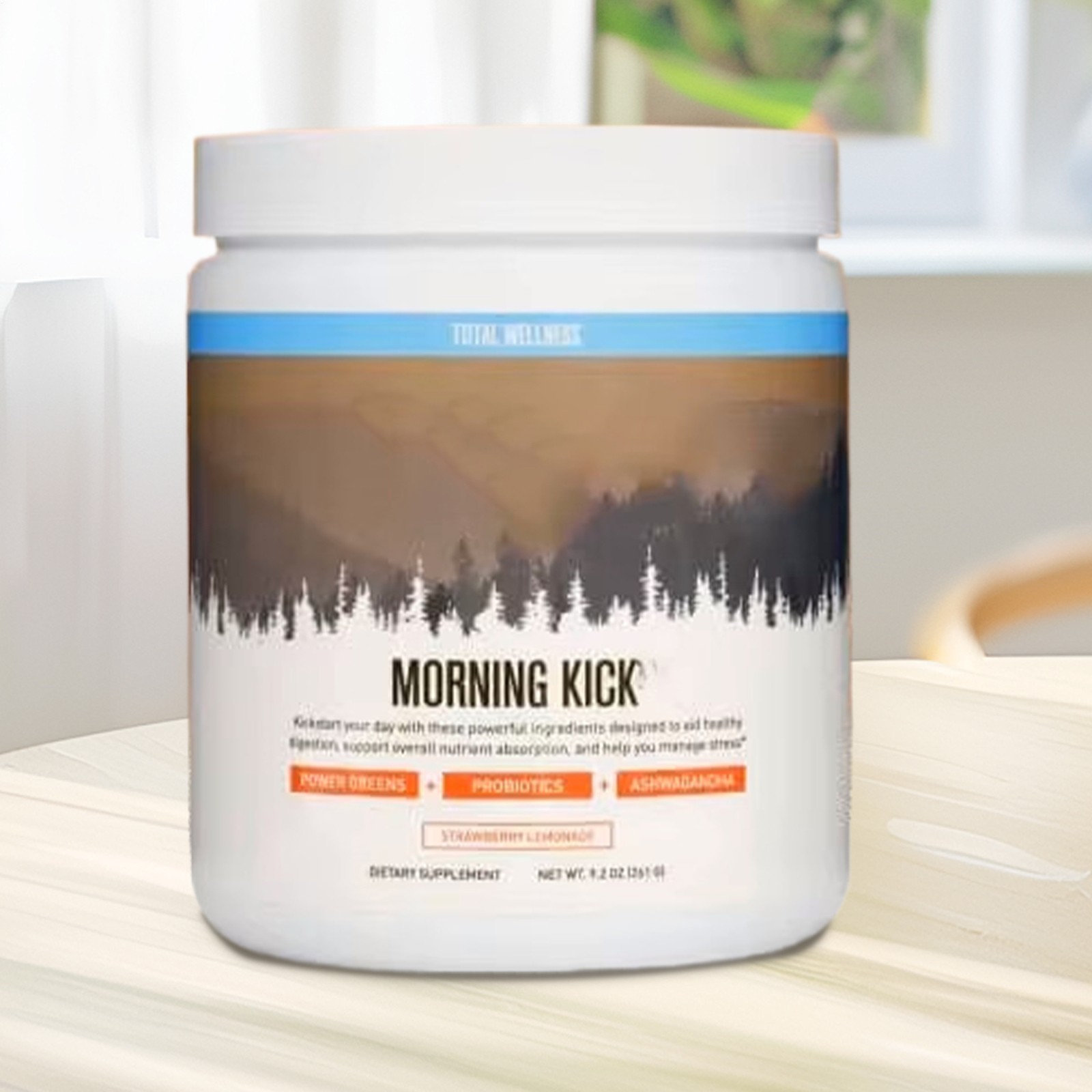 By Norris Chuck Morning Kick, Greens Superfood Powder Supplement With Ashwaganda