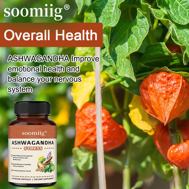 Ashwagandha for Stress | Calming KSM-66 Extract | Vegan | 1300mg Capsules