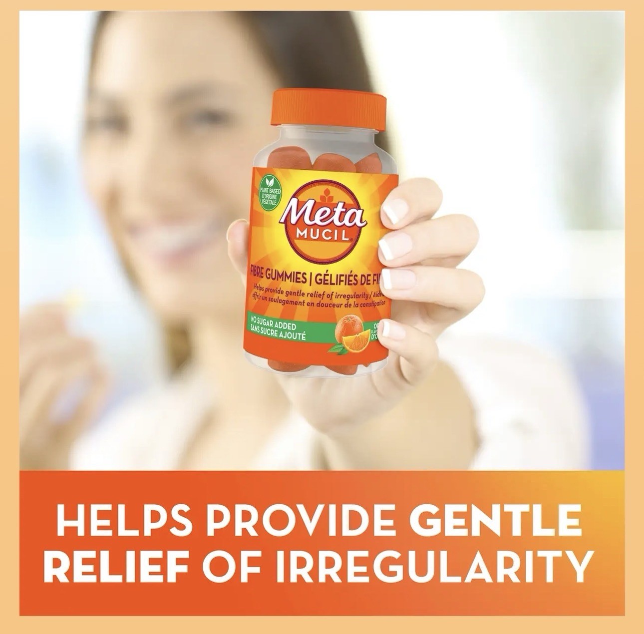Metamucil Fiber Gummies Sugar Free Orange 72 Ct Psyllium Husk Digestive Health