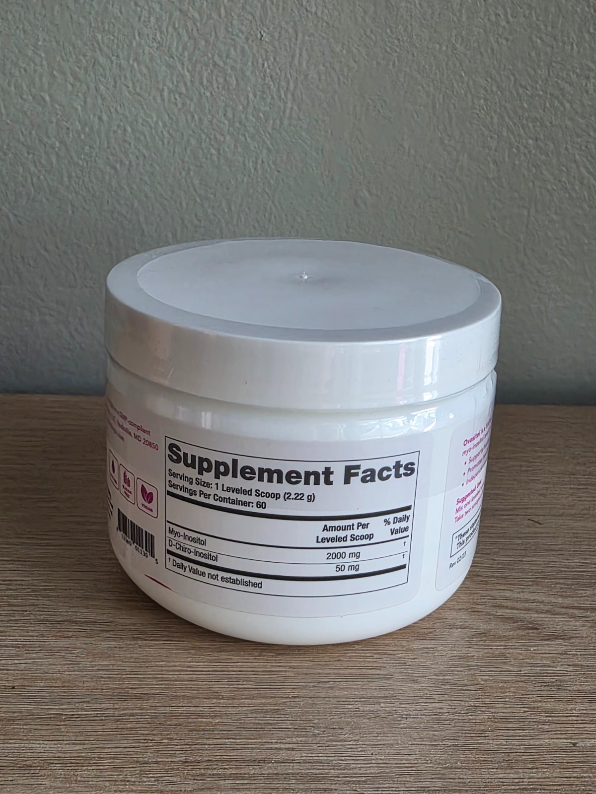 Theralogix Ovasitol Inositol Powder Supplement 133g Sealed EXP 11/30/2026