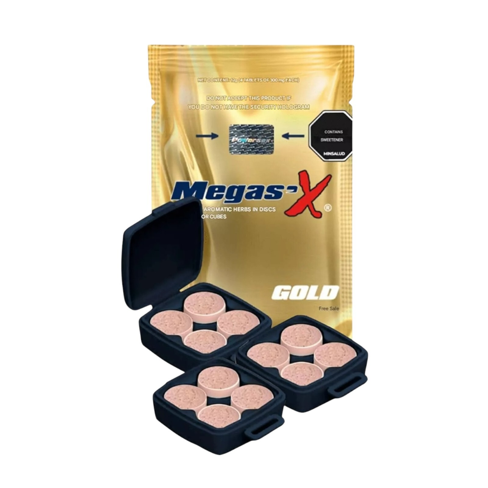 Megas’x Gold All-Natural Supplement for Men – 12 Tablets