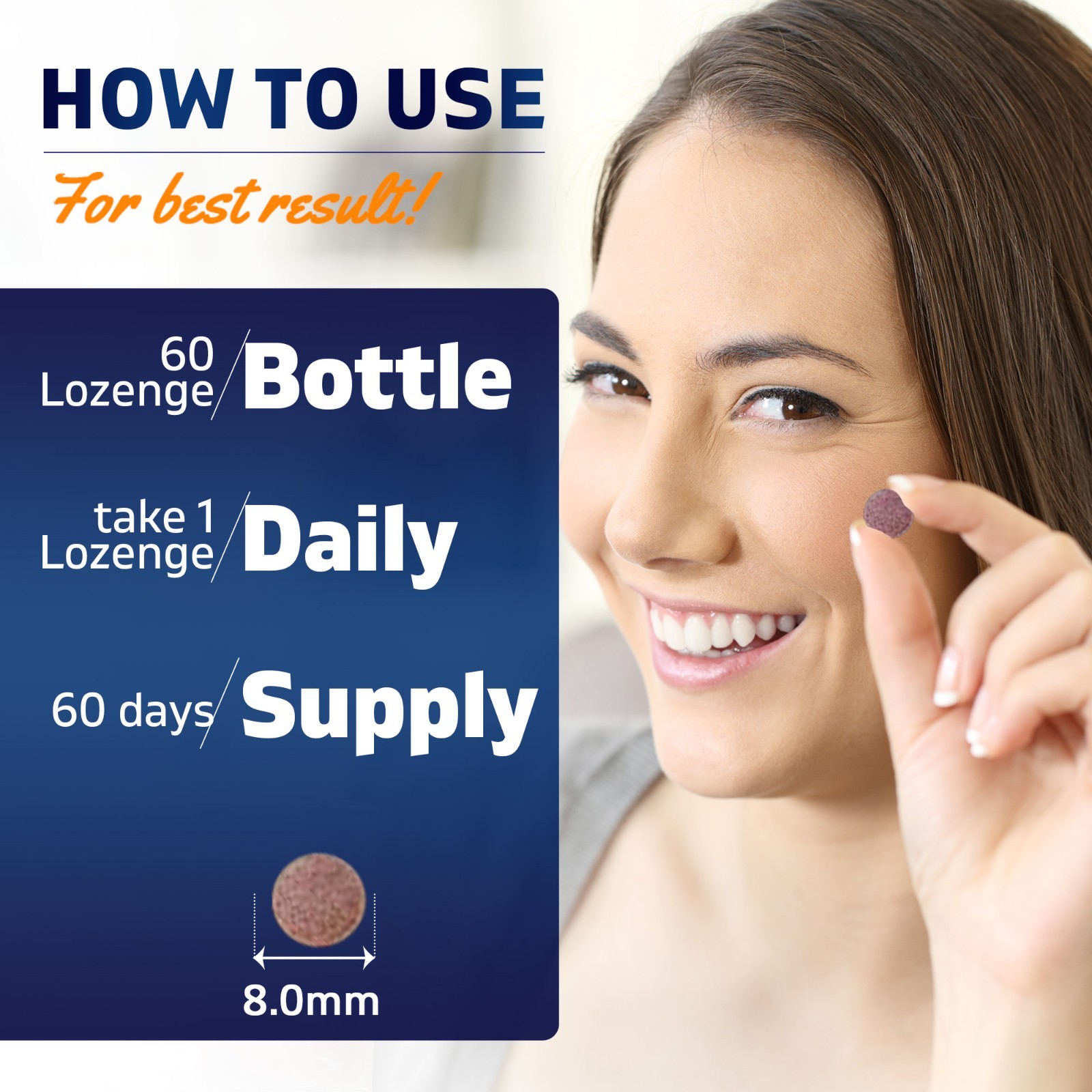 Vitamatic Methyl B12 (Methylcobalamin) 10,000 mcg 60 Lozenges