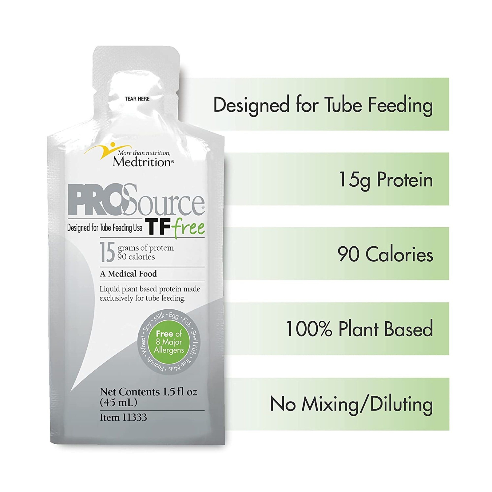 ProSource TF Free Tube Feeding Formula, 1.5-ounce Pouch (Sold as CS/100)