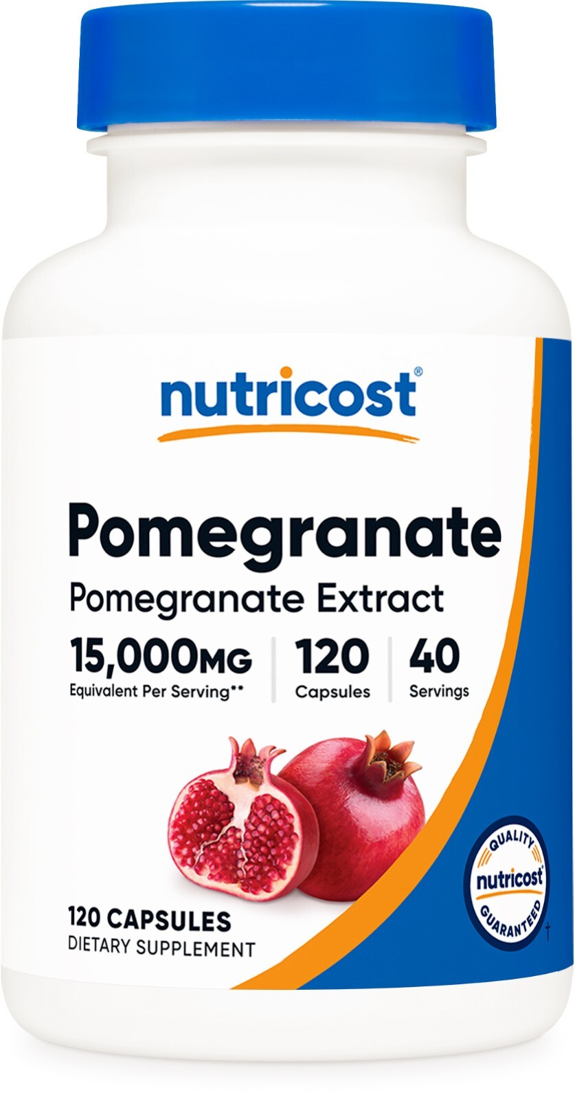 Nutricost Pomegranate Extract (15000 mg Equivalent) 120 Capsules – 40 Servings