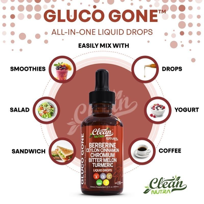 Organic Ceylon Cinnamon Berberine Liquid DropsSupplement with Bitter Melon NEW