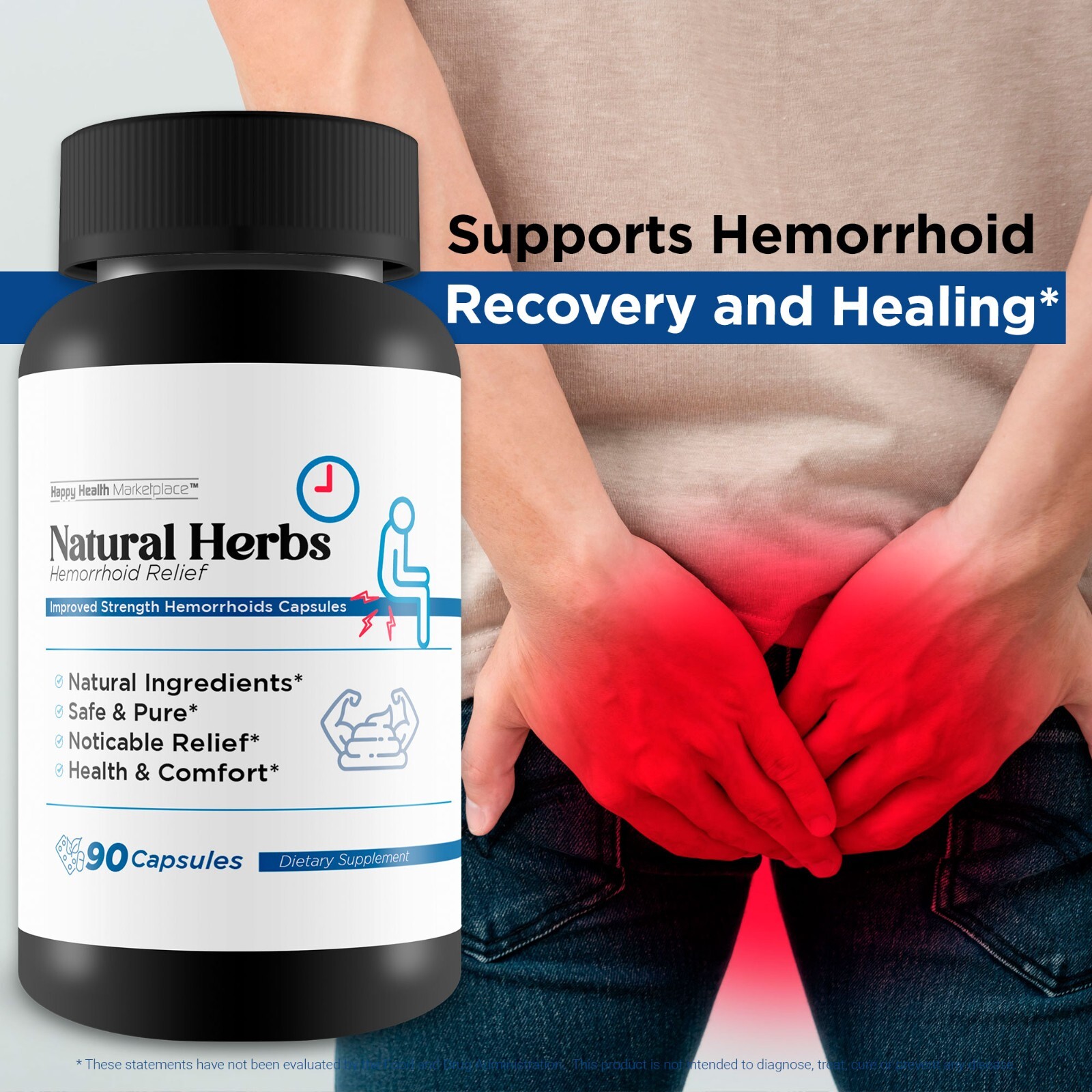 Natural Herbs Hemorrhoids Capsules – Our Best Hemorrhoid Relief Supplement