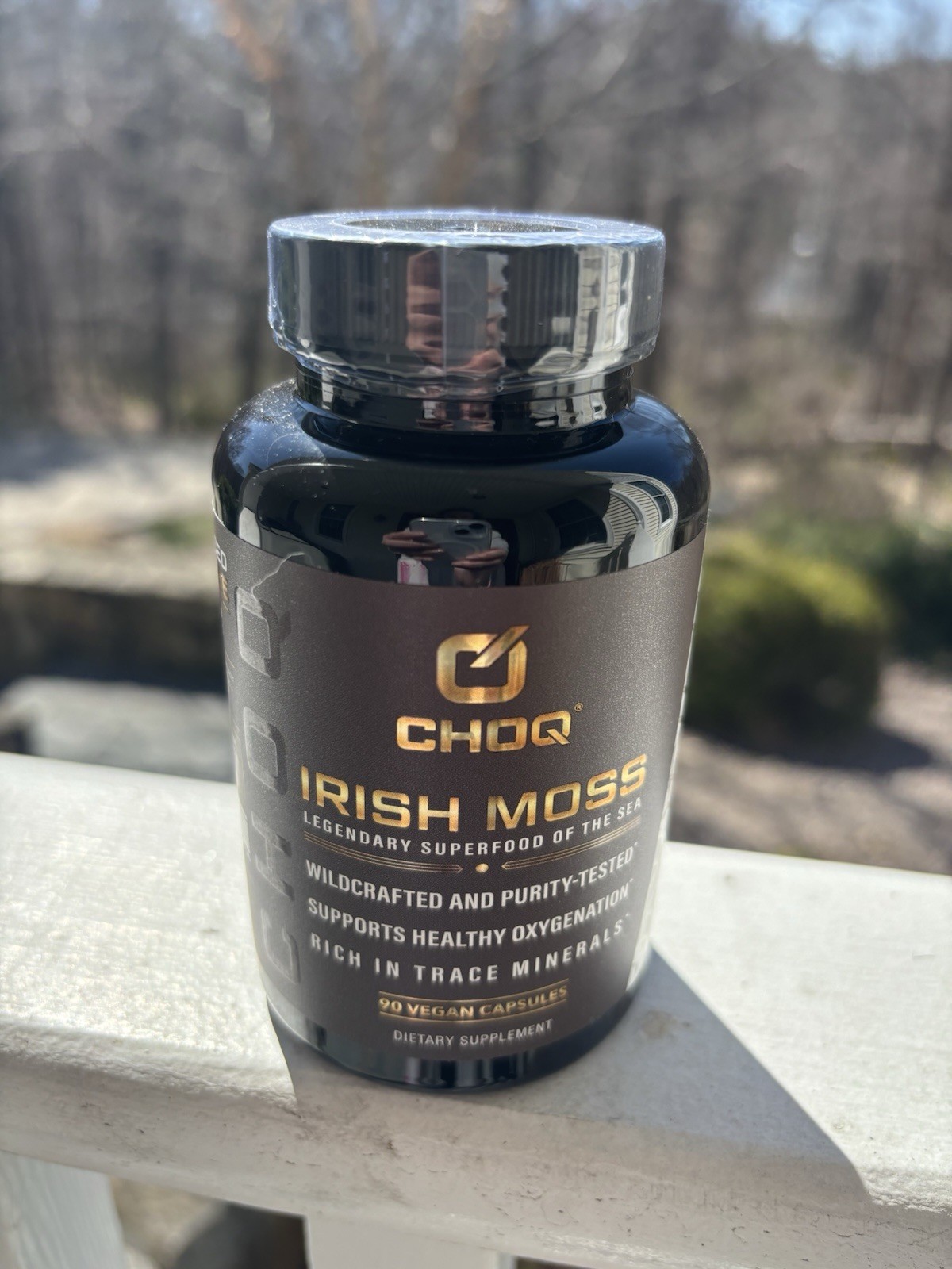 CHOQ Irish Moss Vegan Capsules 90ct Supports Oxygenation & Trace Minerals. New