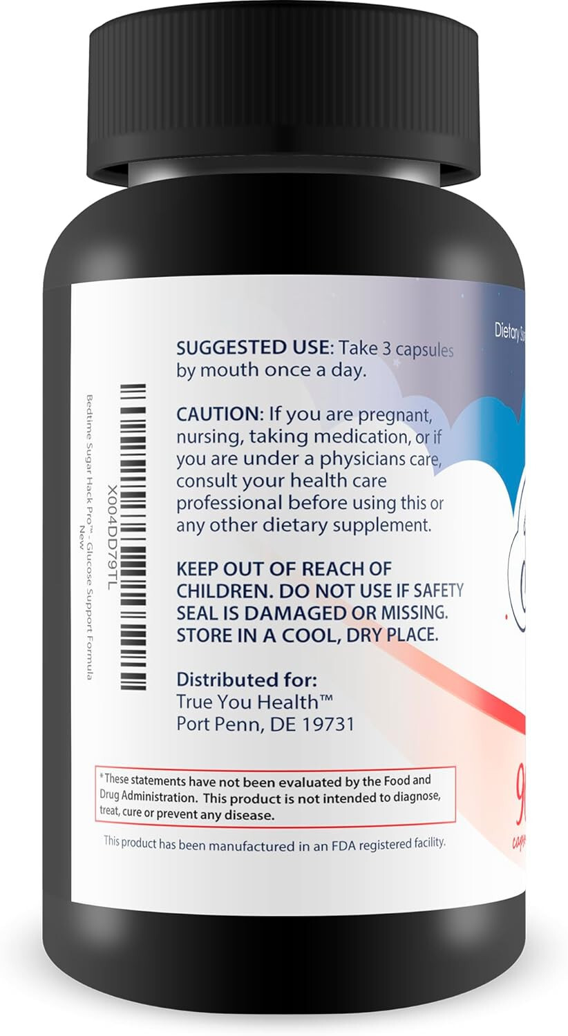 Bedtime Sugar Hack Pro – Advanced Blood Health & Glucose Support Supplement